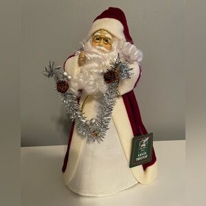 Christmas house Santa treetop